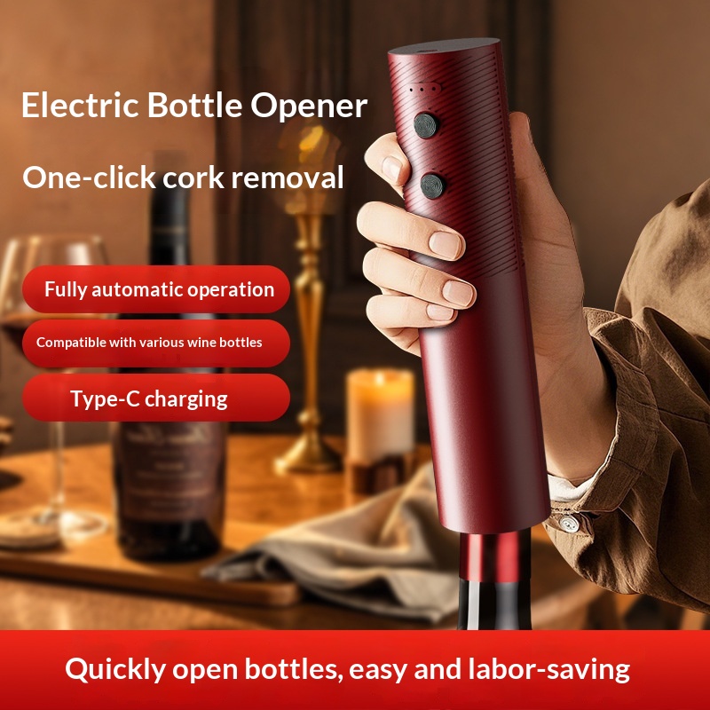 Kitchen Gadgets Gifts - Elektryczny otwieracz do wina, akumulatorowy, automatyczny