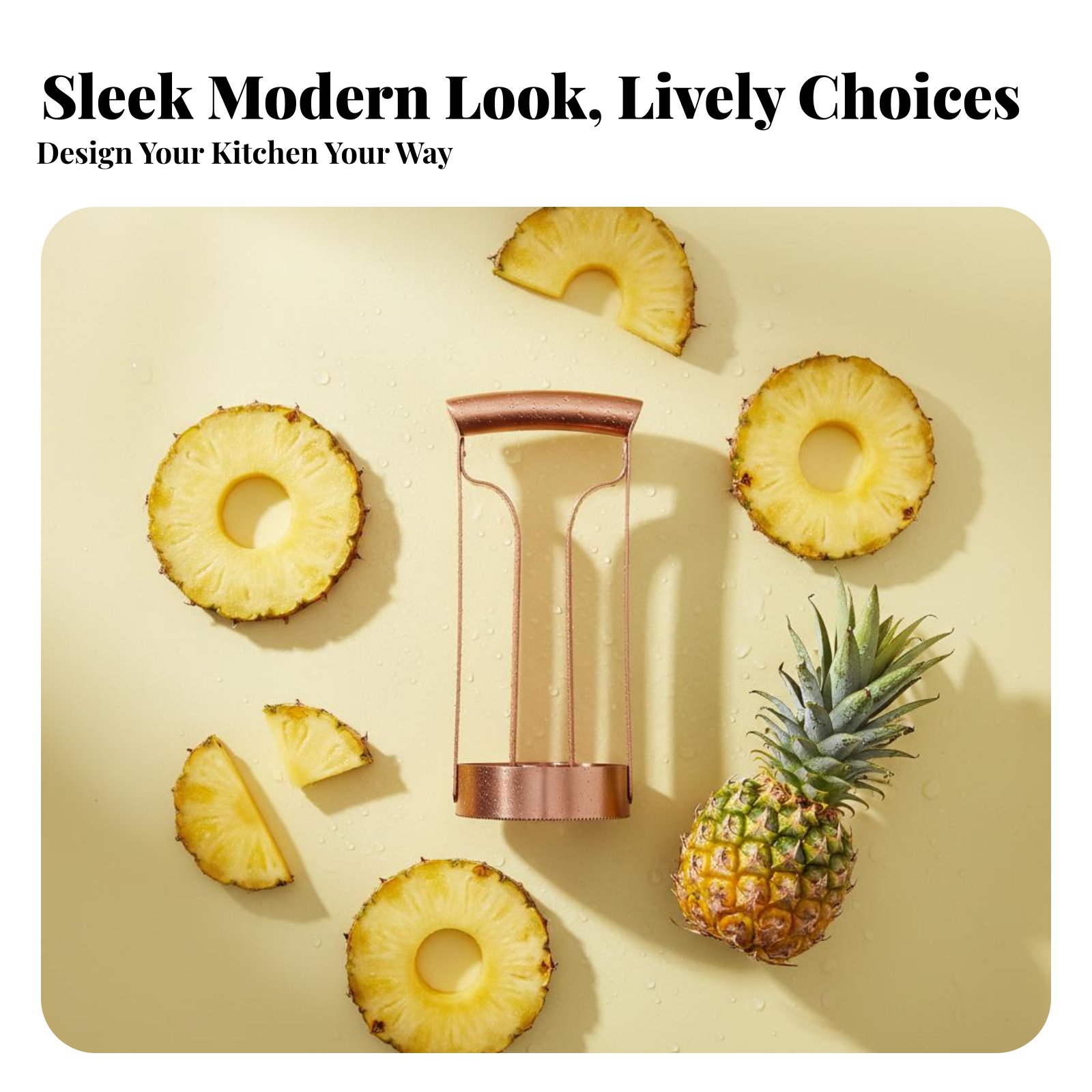 Kitchen Gadgets Useful - Narzędzie do krojenia ananasa ze stali