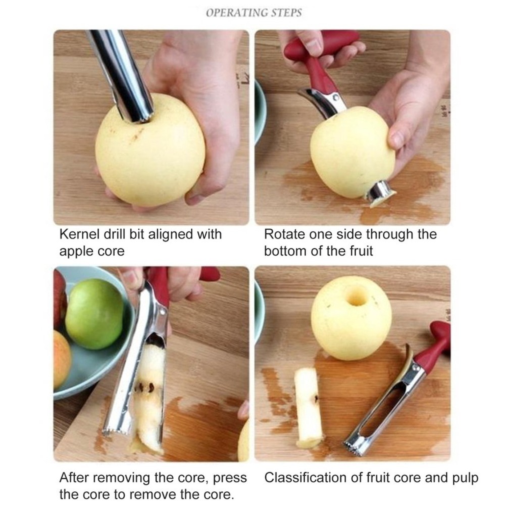 Apple Corer Slicer - Wykrawacz do jader jabłek ze stali