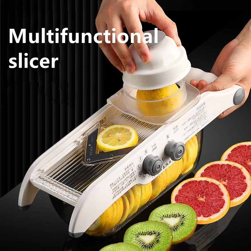 Mandoline Slicer - Wielofunkcyjna tarka do warzyw z koszem,