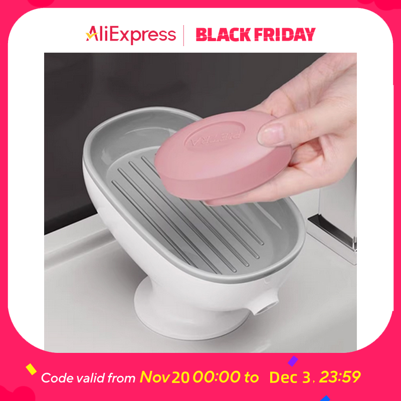 Kitchen Gadgets Luxury - Mydelniczka na przyssawkę, odprowadzająca wodę, odporna
