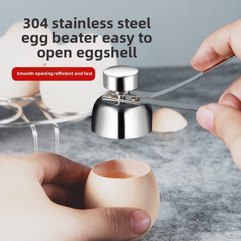Kitchen Gadget Amazon - Otwieracz do jaj ze stali nierdzewnej,