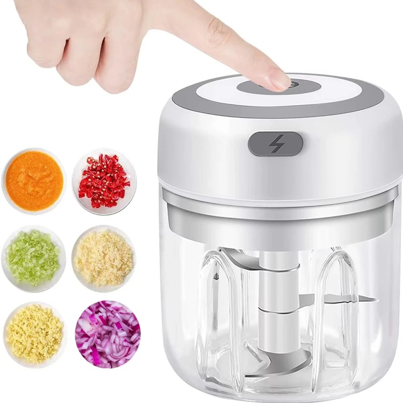 Kitchen Gadgets Luxury - Elektryczny mini robot kuchenny 250 ml,