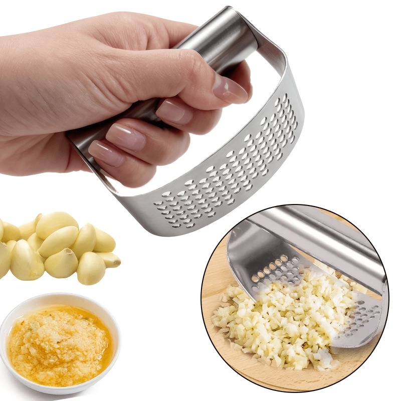 Kitchen Gadgets Useful - Ręczna praska do czosnku ze stali