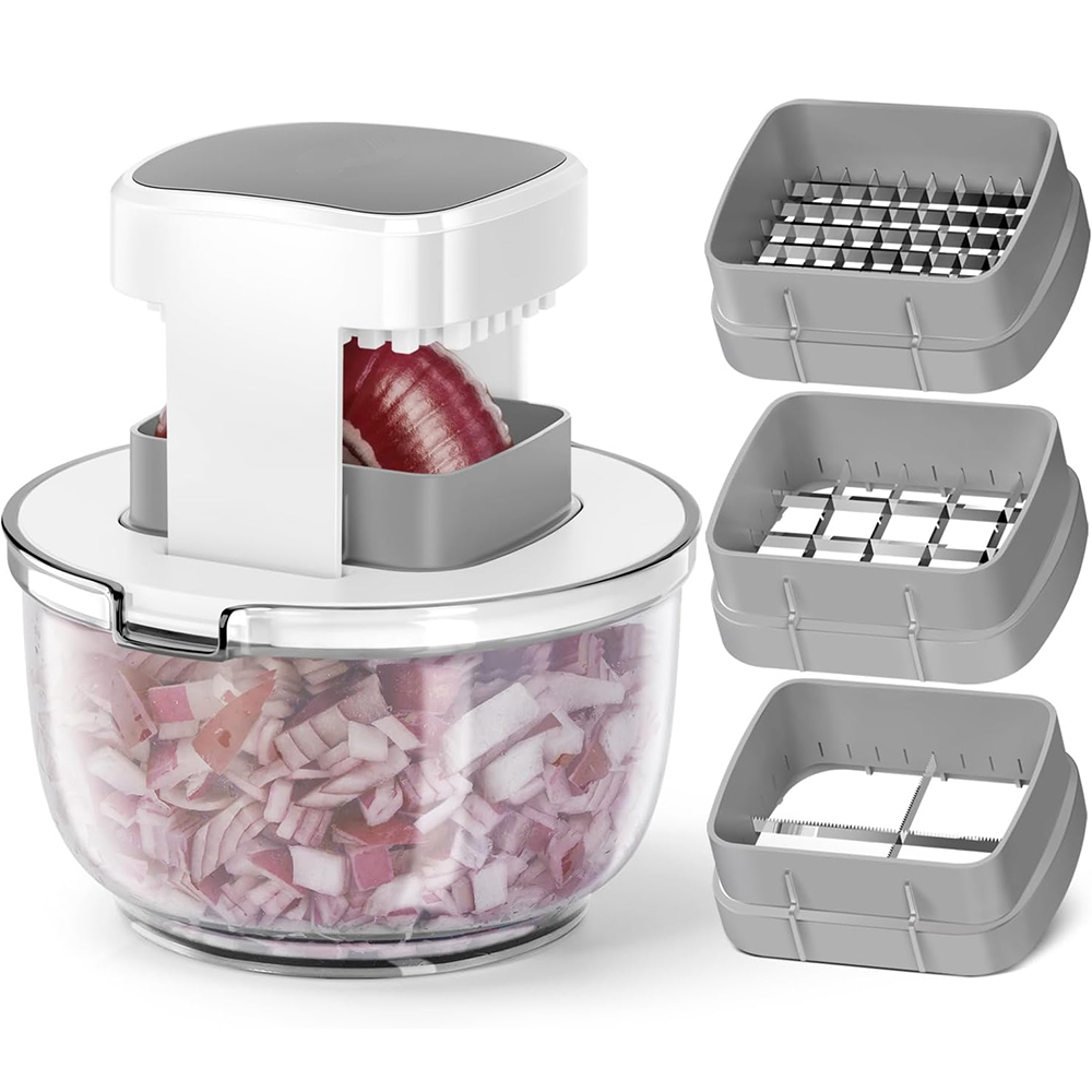 Kitchen Gadgets Vegetable Chopper - LMETJMA 3 w 1 Krajalnica do
