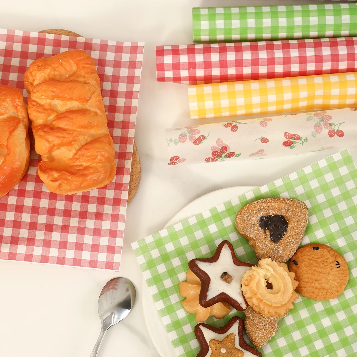 Kitchen Gadgets Gifts - 50 sztuk olejoodporny papier do pakowania