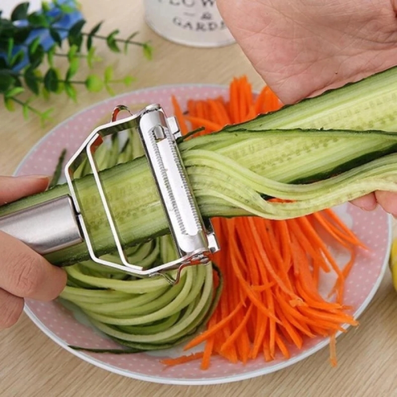 Kitchen Gadgets Luxury - Wielofunkcyjna obieraczka kuchenna ze stali nierdzewnej