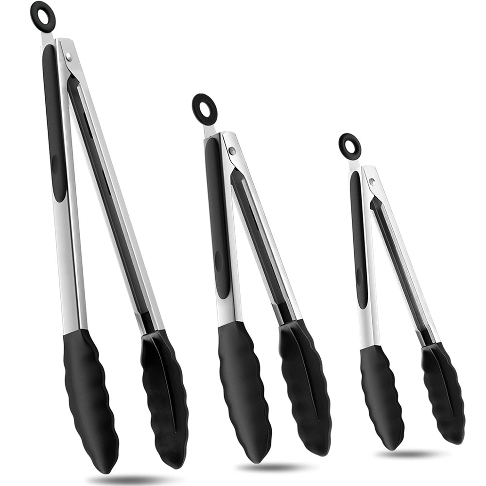Kitchen Gadgets Gifts - Silikonowe szczypce do grillowania Kuchnia Gotowanie