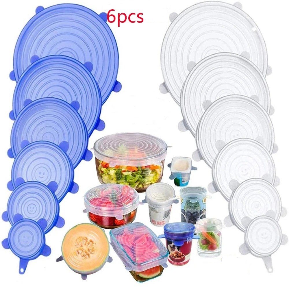 Kitchen Gadgets Useful - 6 SZT. Przydatne, wielokrotnego użytku pokrywki