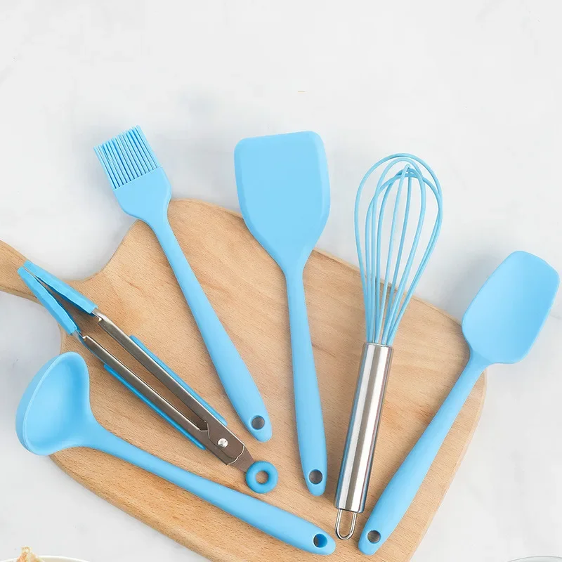 Kitchen Gadgets Made In Usa - Zestaw silikonowych narzędzi kuchennych 6 kompletnych
