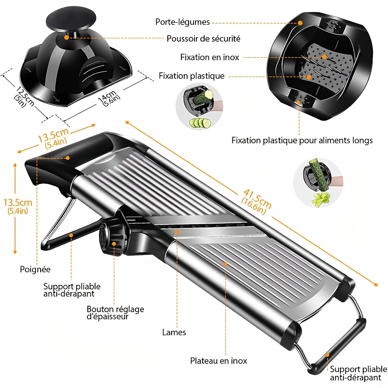 Krajalnica mandolinowa ze stal – Mandoline Slicer recenzja i cena