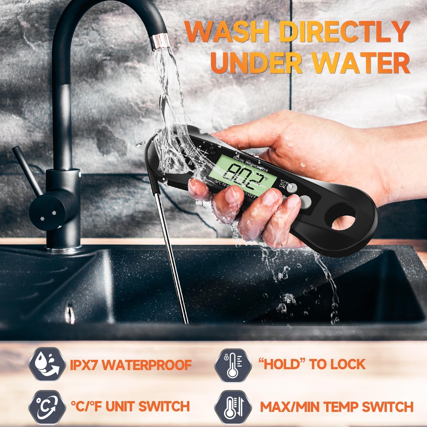 Cyfrowy termometr do mięsa z n – Instant Read Thermometer recenzja i cena