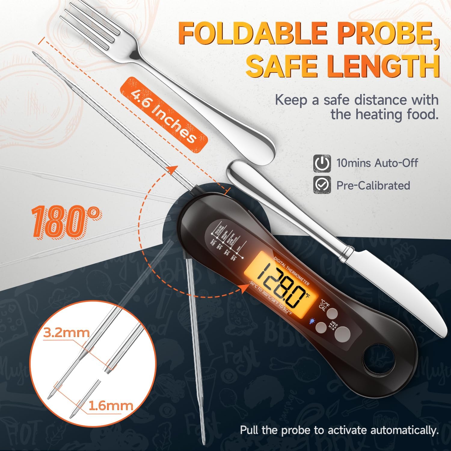 Cyfrowy termometr do mięsa z n – Instant Read Thermometer recenzja i cena