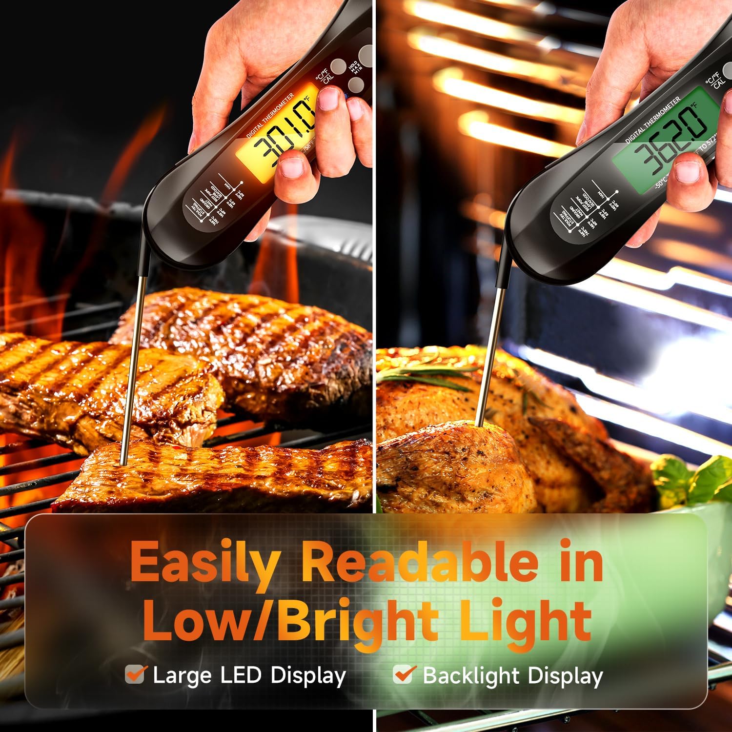 Cyfrowy termometr do mięsa z n – Instant Read Thermometer recenzja i cena