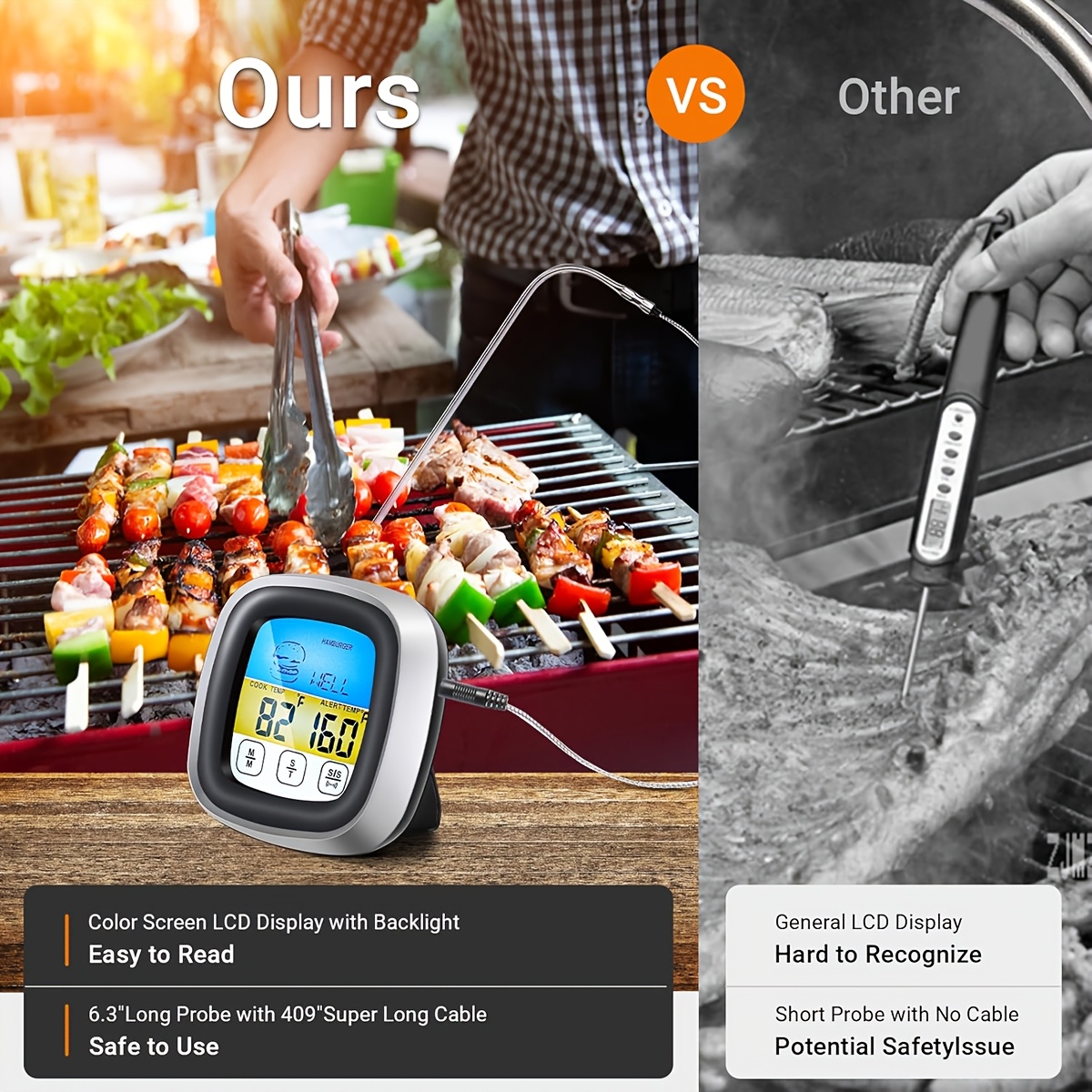 Cyfrowy termometr do mięsa, ti – Instant Read Thermometer recenzja i cena