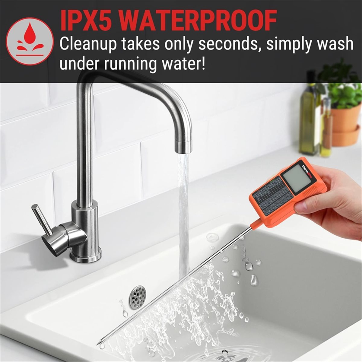 Wodoodporny cyfrowy termometr  – Instant Read Thermometer recenzja i cena