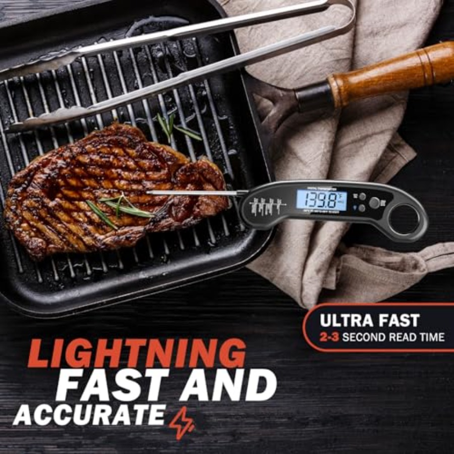 Termometr do mięsa cyfrowy, sz – Instant Read Thermometer recenzja i cena