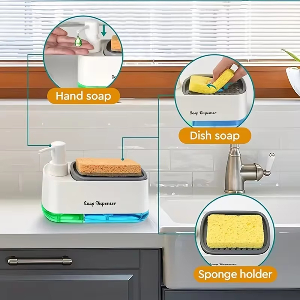 Zestaw 3 w 1: Dozownik do mydł – Kitchen Gadgets Gifts recenzja i cena