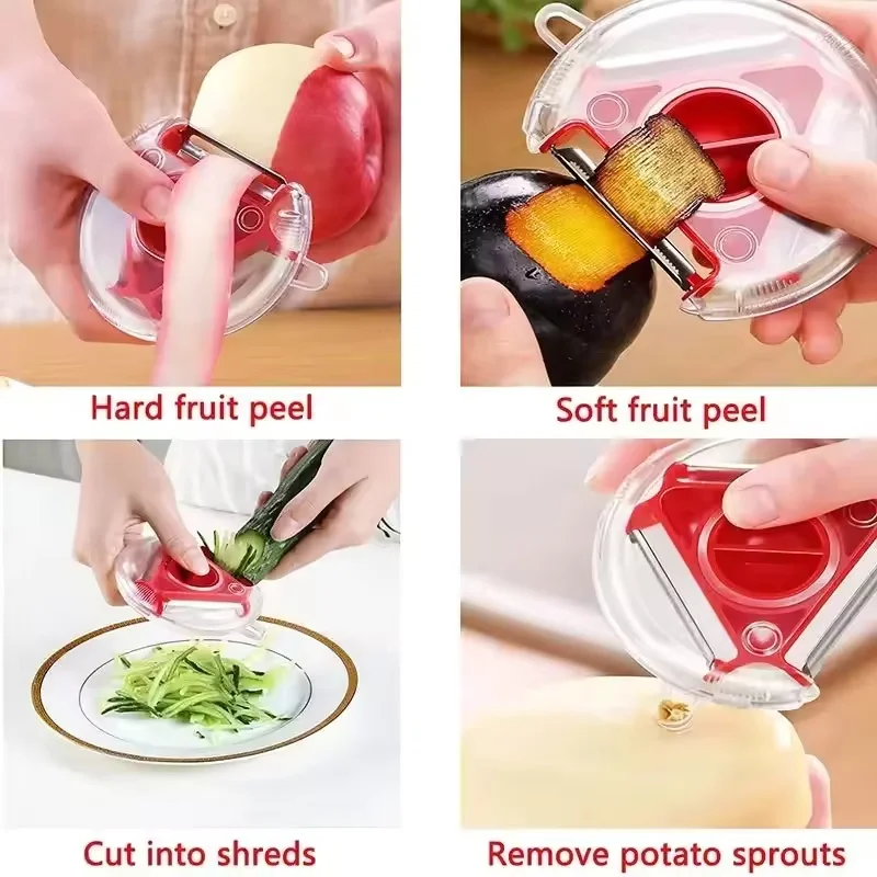 Zestaw Trójfunkcyjnych Obierak – Kitchen Gadgets Vegetable Cutter recenzja i cena
