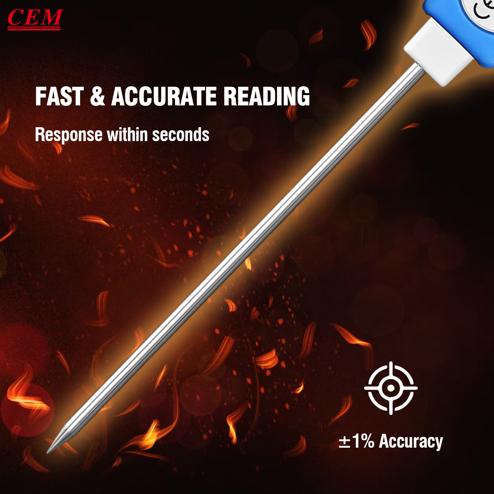 Termometr do mięsa CEM, cyfrow – Instant Read Thermometer recenzja i cena