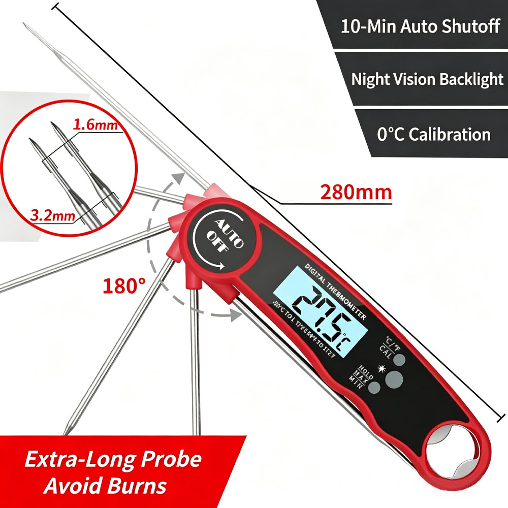 Termometr do mięsa cyfrowy – T – Instant Read Thermometer recenzja i cena